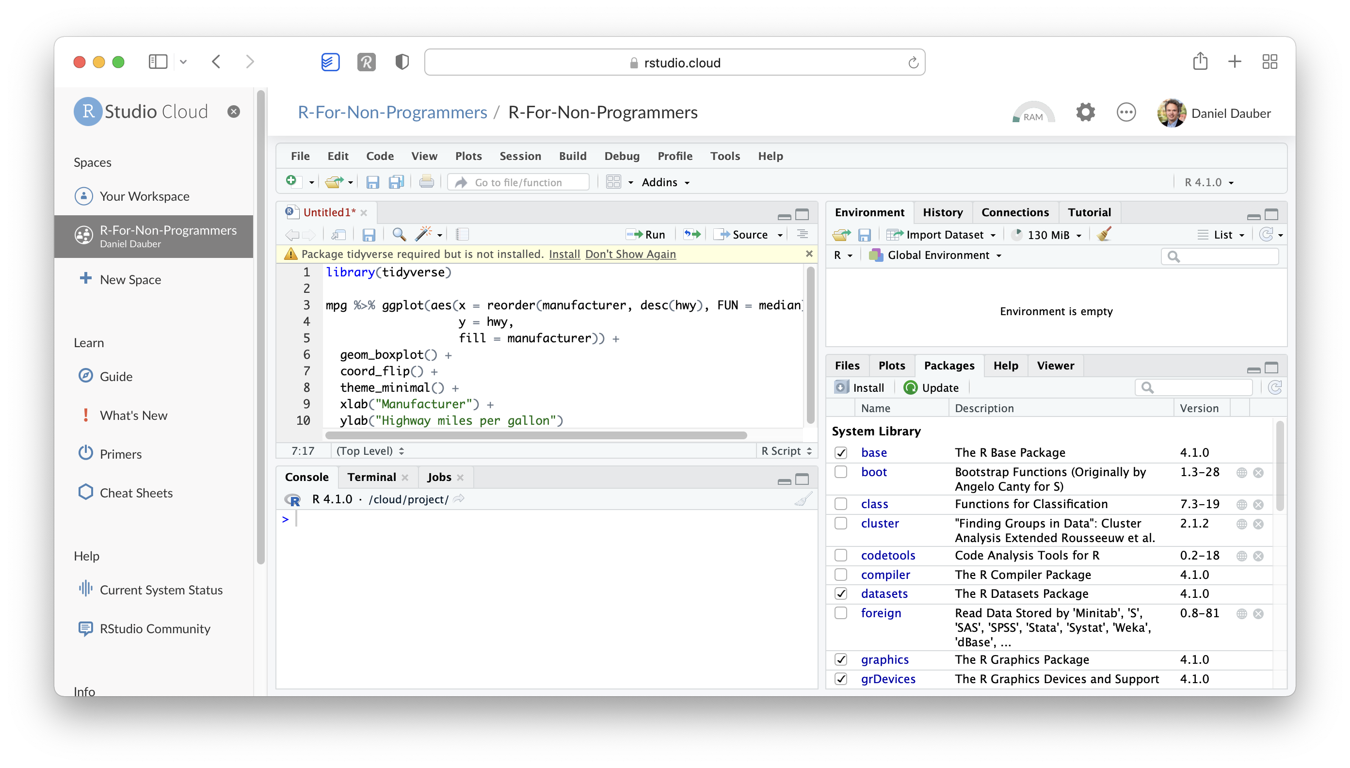 3 Setting Up R And RStudio R For Non Programmers A Guide For Social