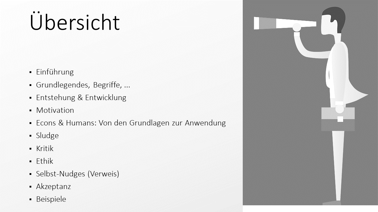 Inhatliche Struktur des Foliensatzes. Die Inhalte des Skripts decken davon nur einen Teil ab.