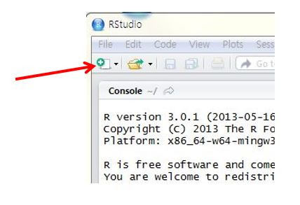 R 편집창 열기