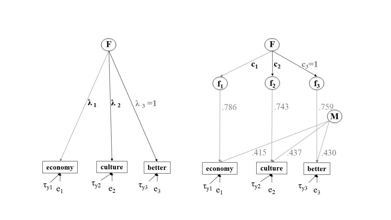 Measurement invariance with correction for measurement error models. Source: @Pirralha2020