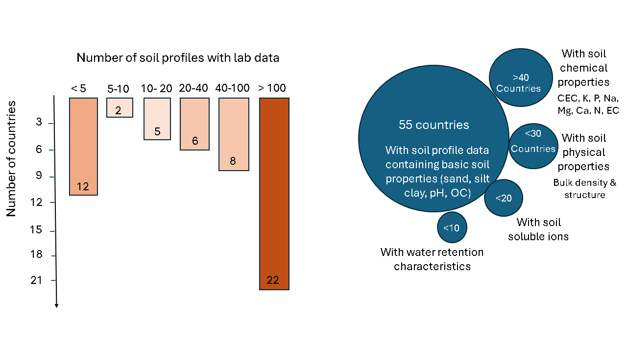 Soil profile data in Africa in April 2024