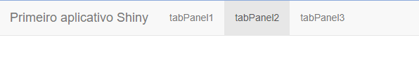 Funcionamento da função ***tabPanel()***.