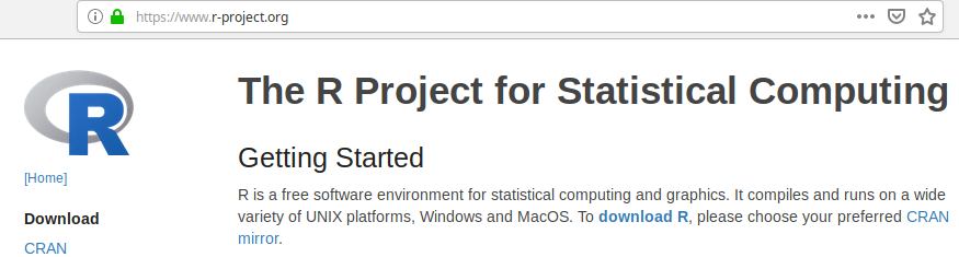 Página Oficial del Proyecto R