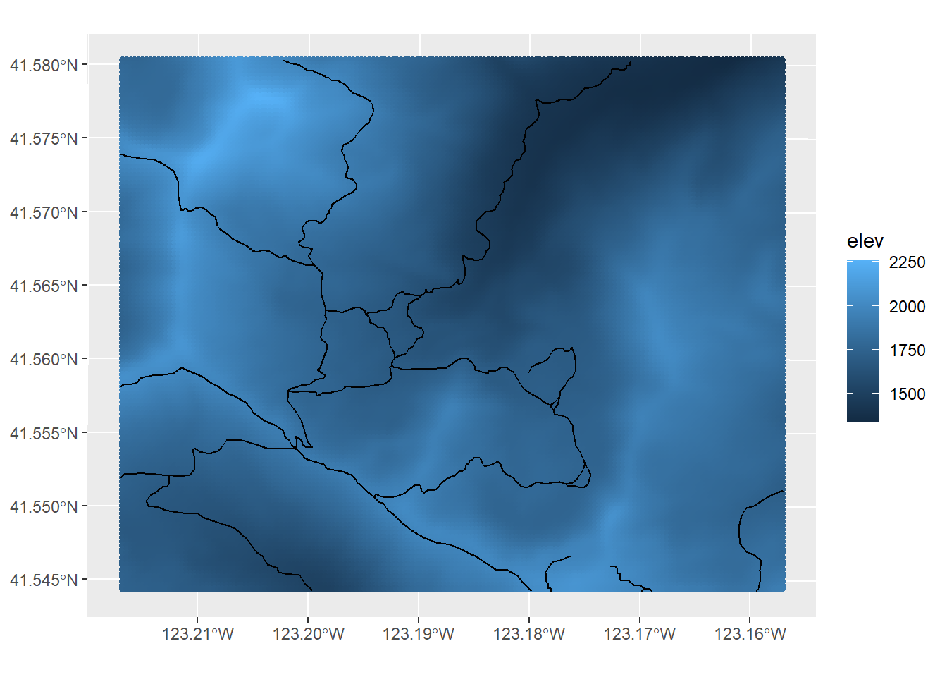 Rasters displayed in ggplot by converting to points