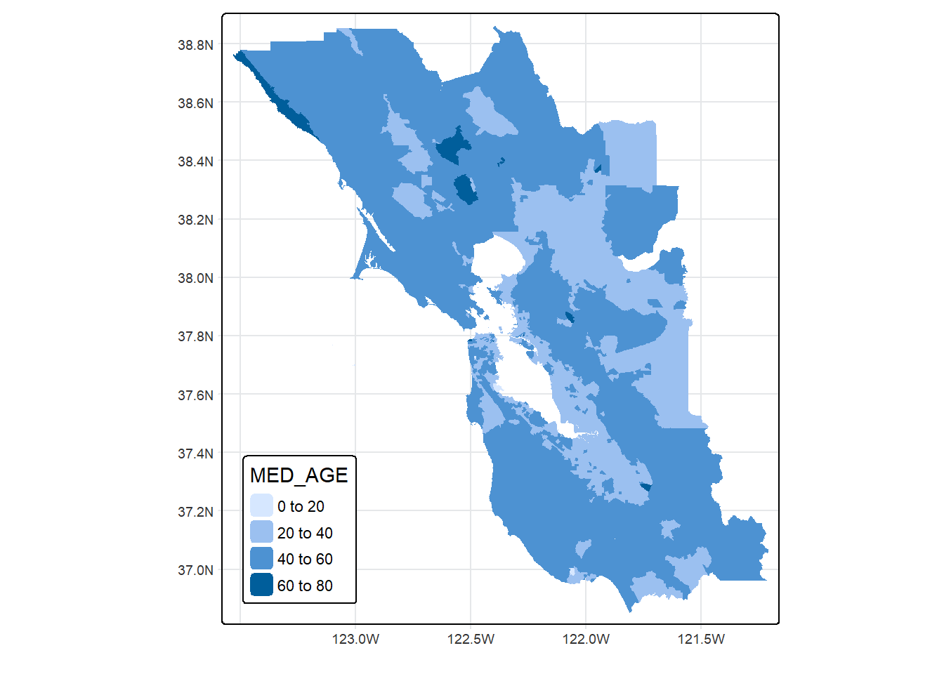 tmap fill colored by variable