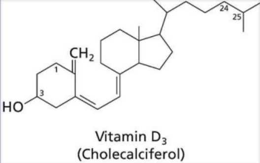 Structure of Vitamin D3