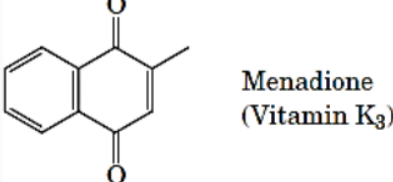 Structure of Vitamin K3