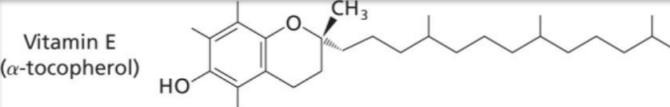 Structure of Vitamin E