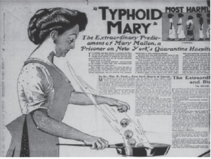 Typhoid Mary on a Print Publication