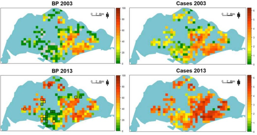 Spatial Distribution of Breeding Percentage (i.e., BP)