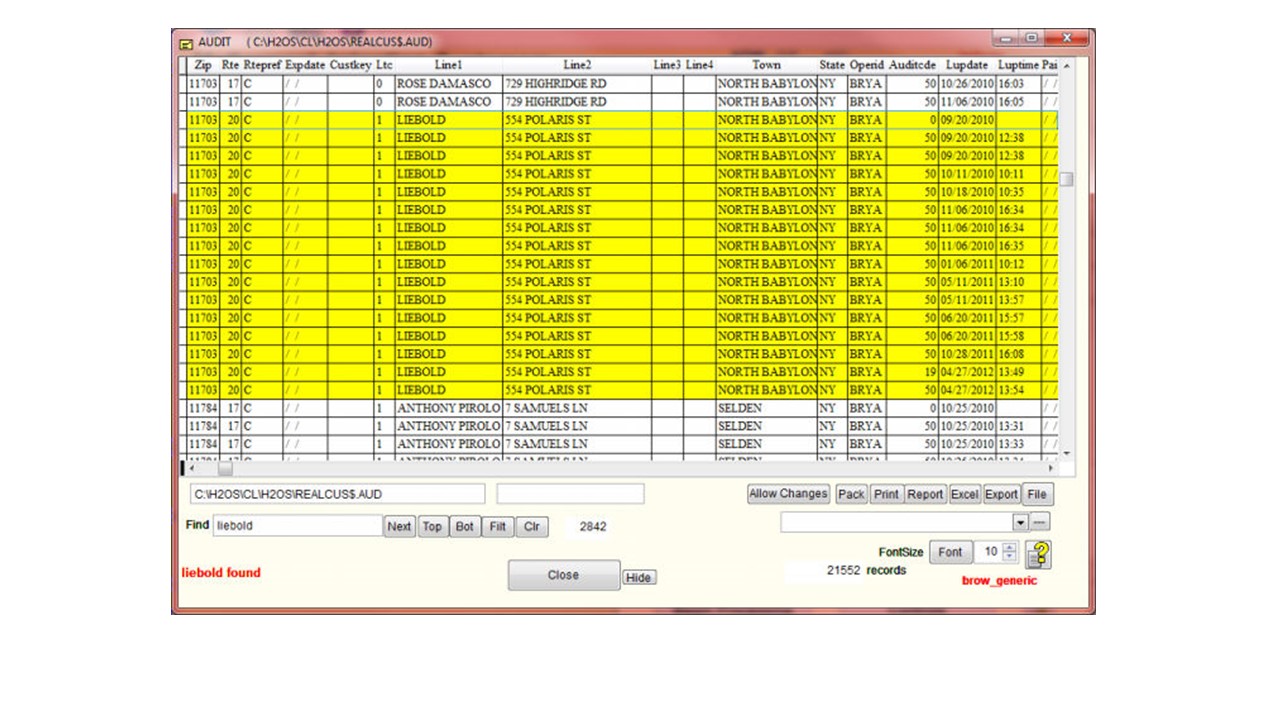 FIG1. Una base de datos es una matriz