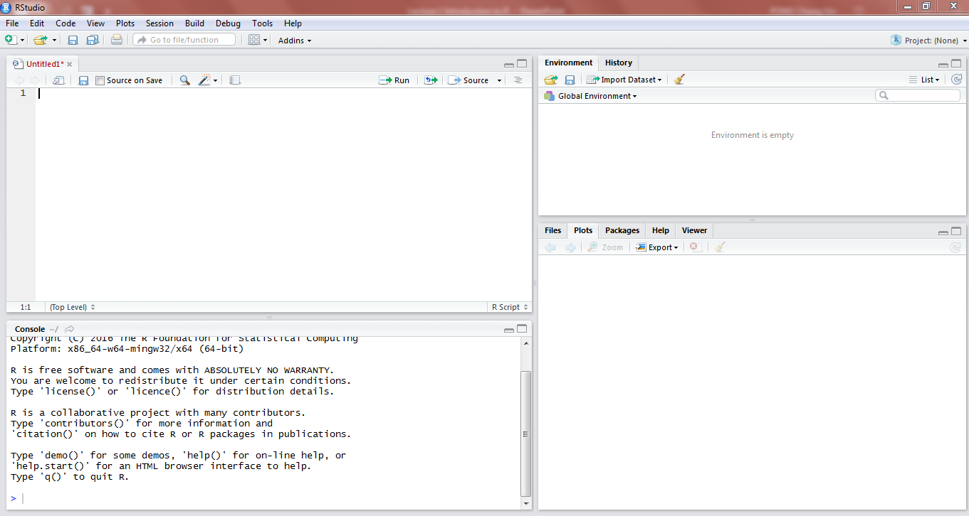 RStudio Interface