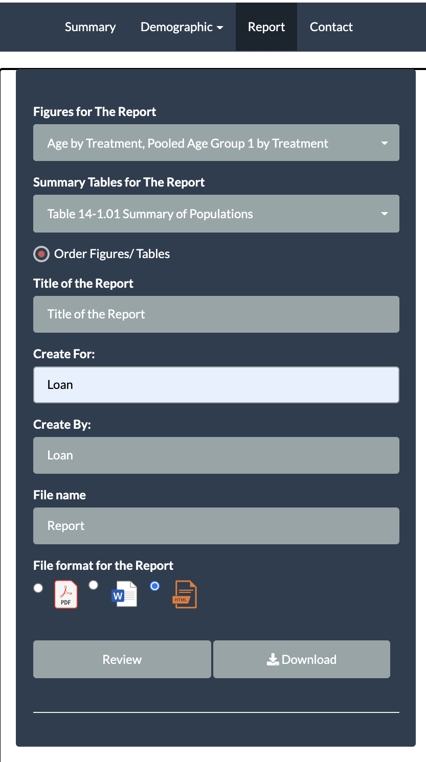  Tables - Interface UI 