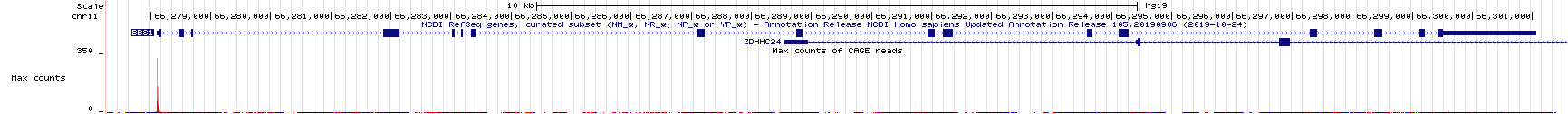 TSSseq data for BBS1.