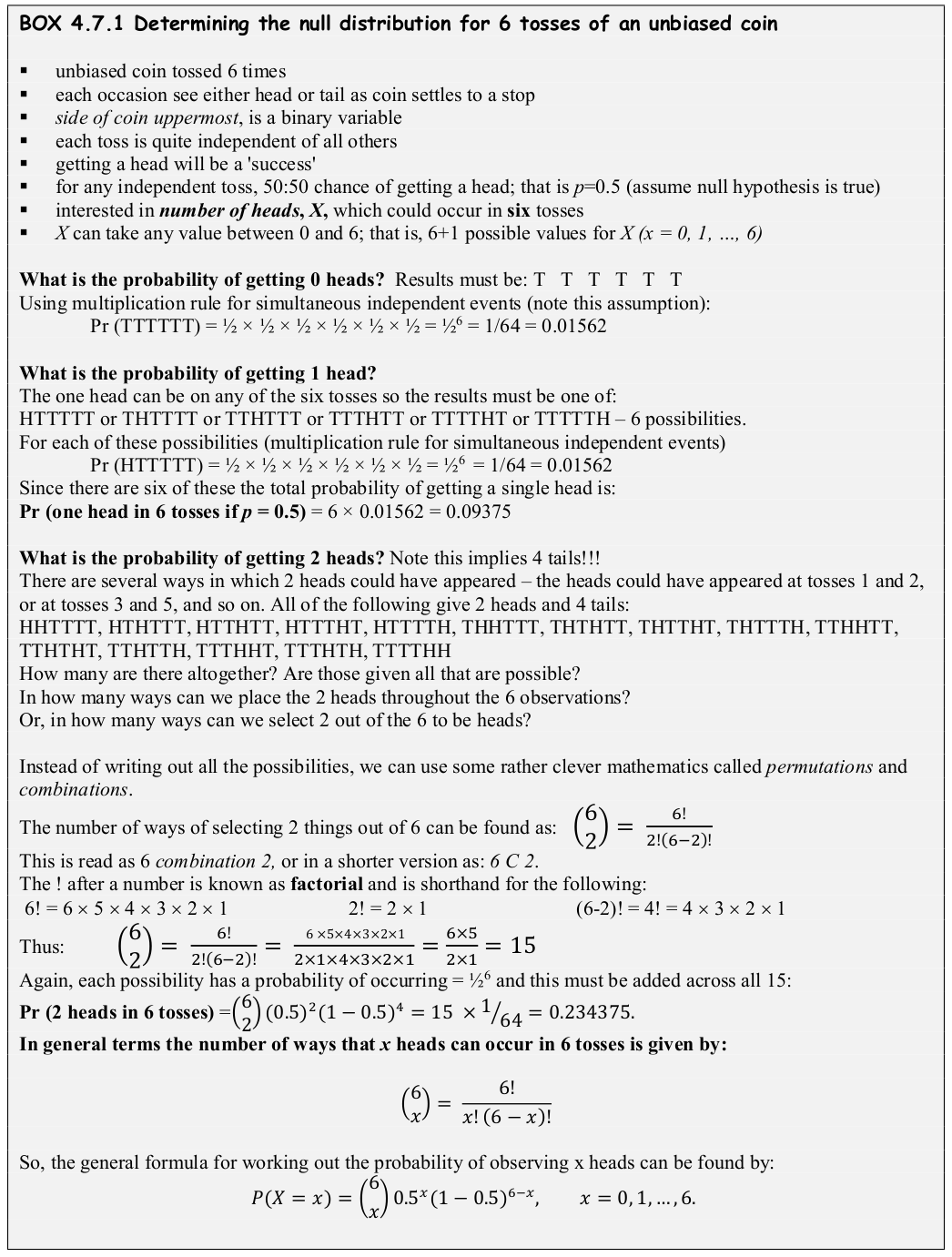 Binomial Derivation