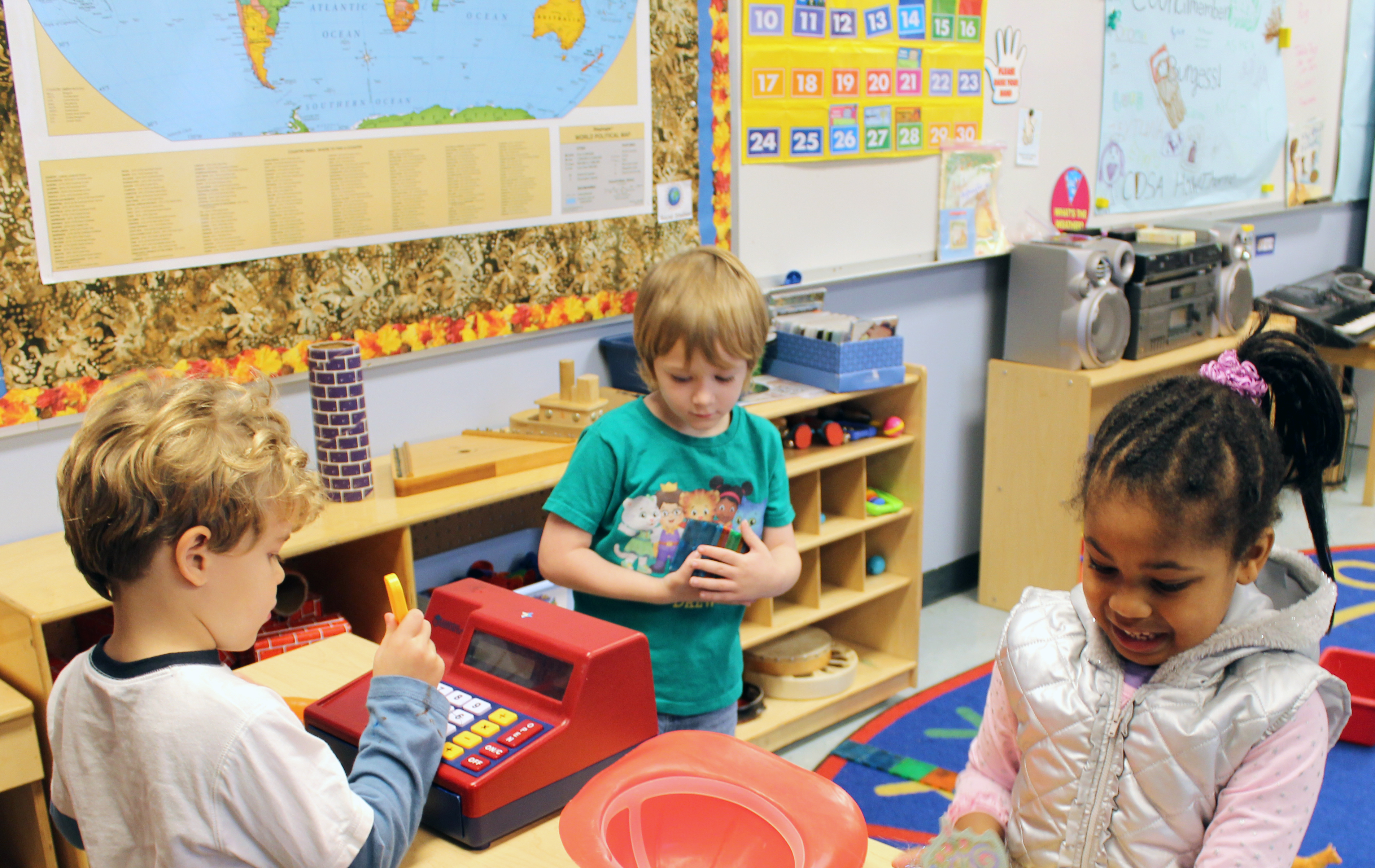 Navigating dramatic play provides great opportunities to continue to develop social skills with same-age peers.^[[Image]() by [Seattle City Council](https://www.flickr.com/photos/seattlecitycouncil/) is in the public domain]