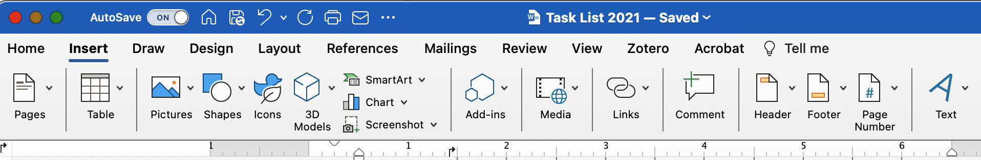 Zotero in Word