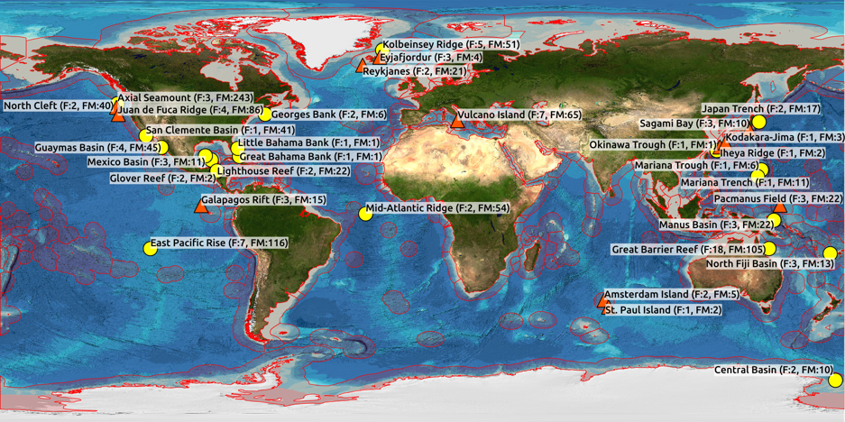 Figure 5.3: Named Places in the Patent Literature