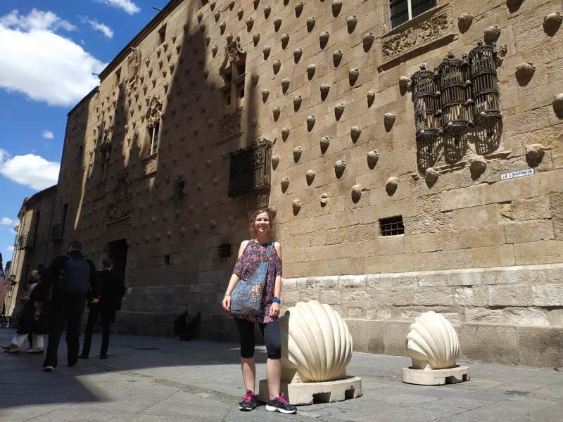 Casa de las Conchas, famous historic building in the old city that houses the public library.