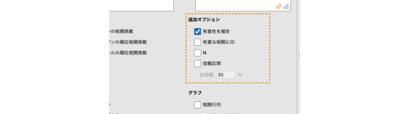 追加オプションの設定