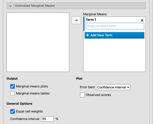 **Estimated Marginal Means**