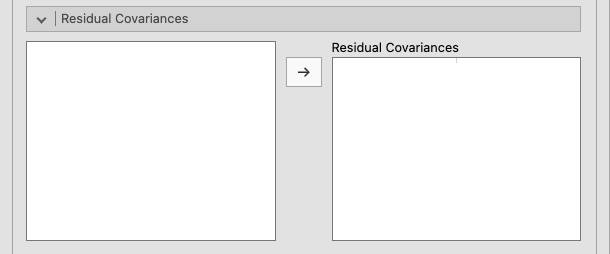 **Residual Covariances**