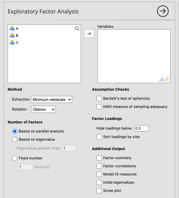 **Exploratory Factor Analysis**