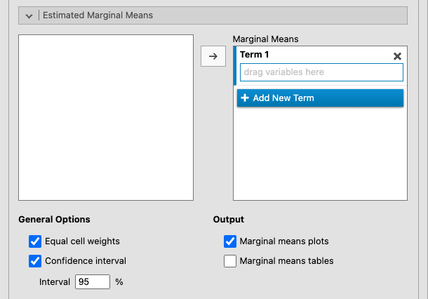 **Estimated Marginal Means**