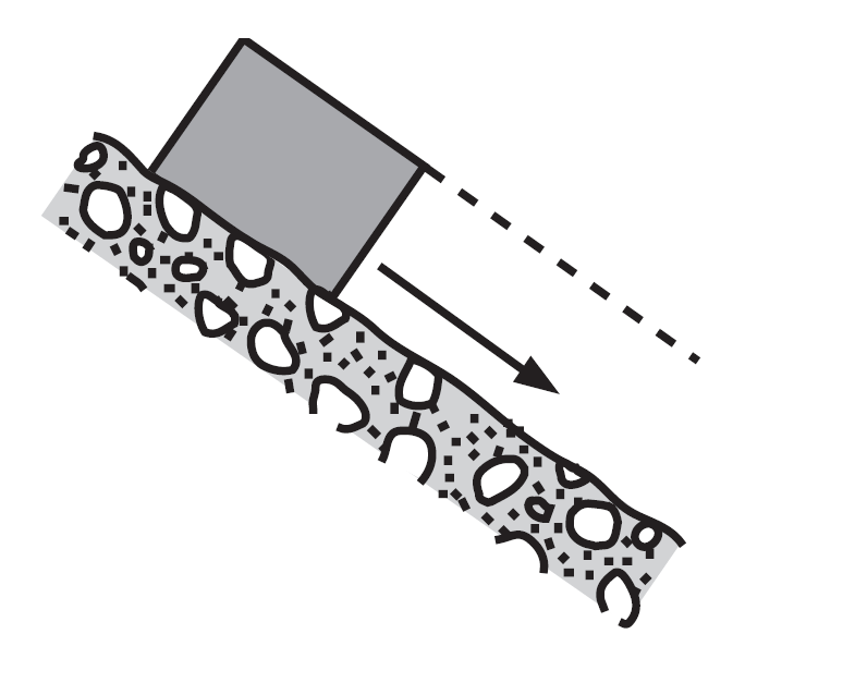 Shape of a slab avalanche