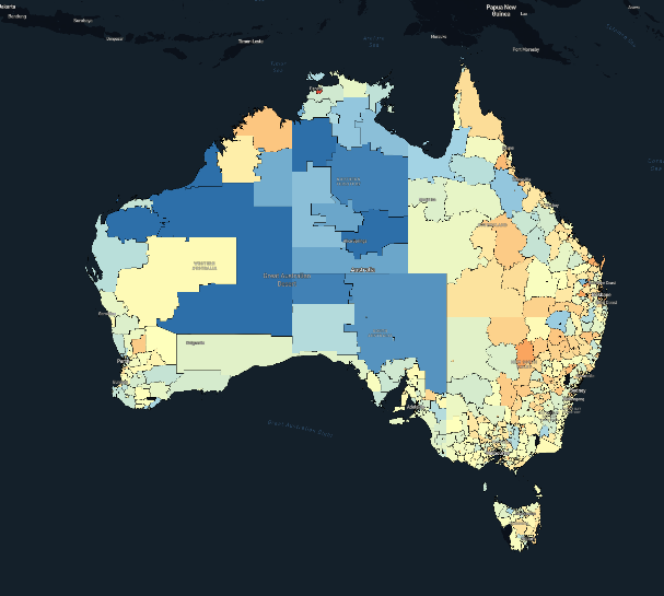 Figure 14.1 Relative map view.