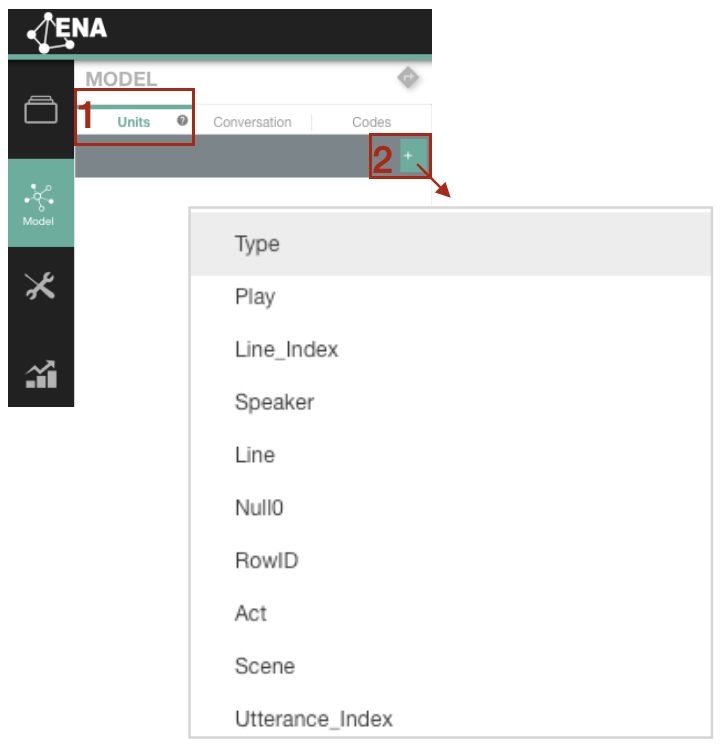 Unit selection in the manual mode