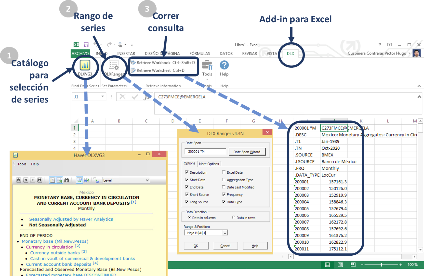 DLX add-in para Excel.