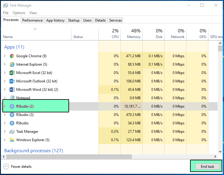 RStudio.