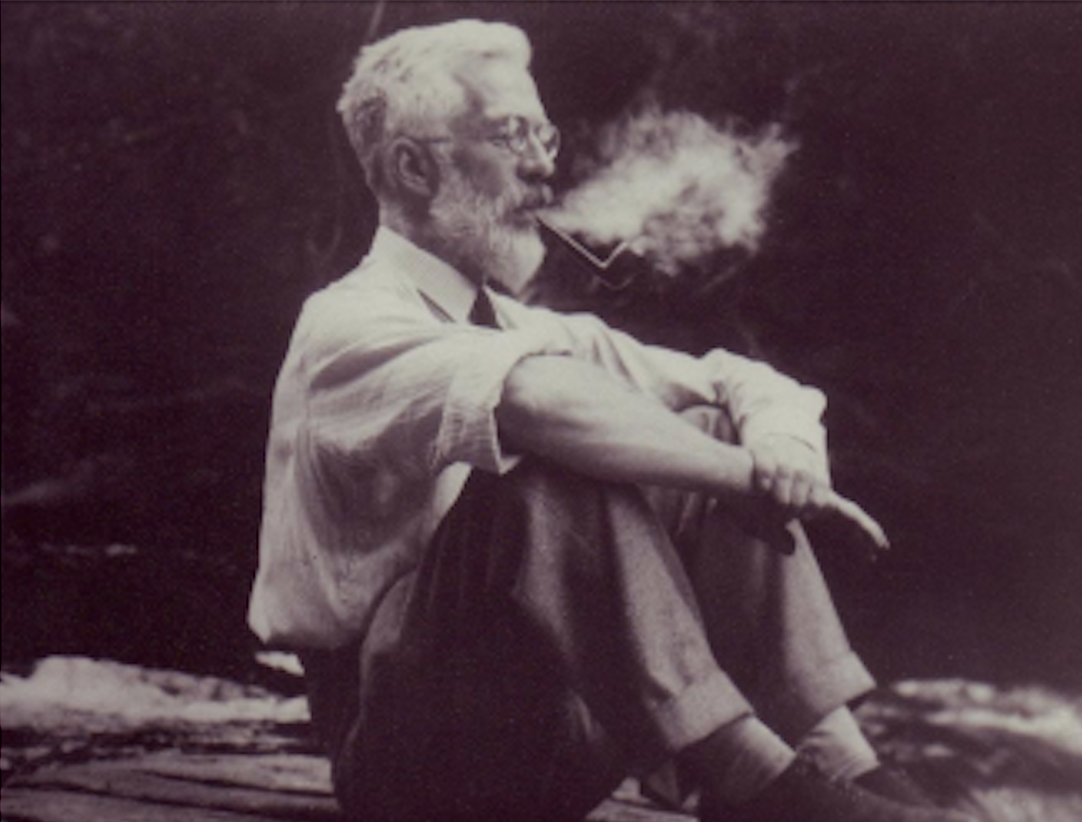 R.A. Fisher—a pipe enthusiast, notorious asshole, eugenicist, and widely regarded as the father of modern statistics and population genetics.