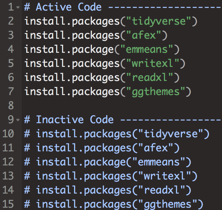 Inactivating `install.packages()` after use.