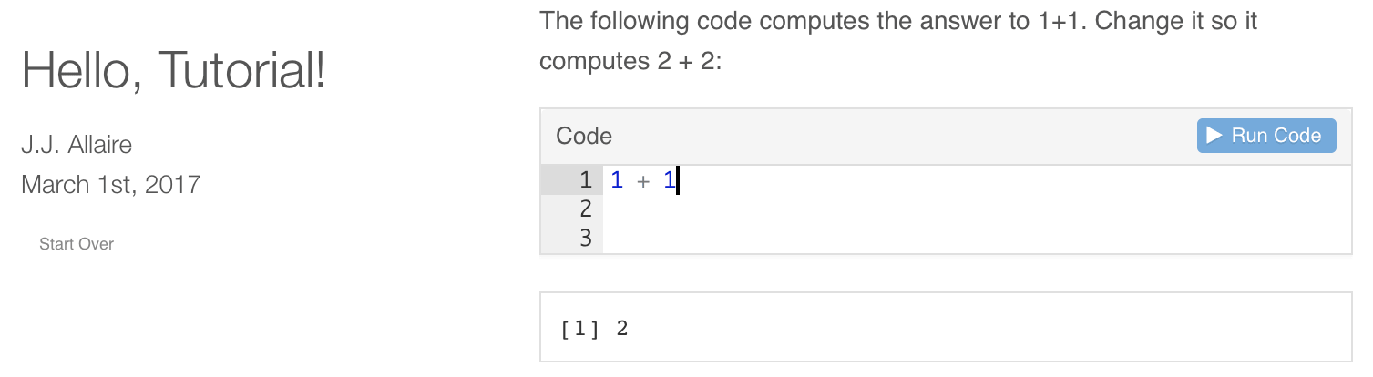 A simple example tutorial.